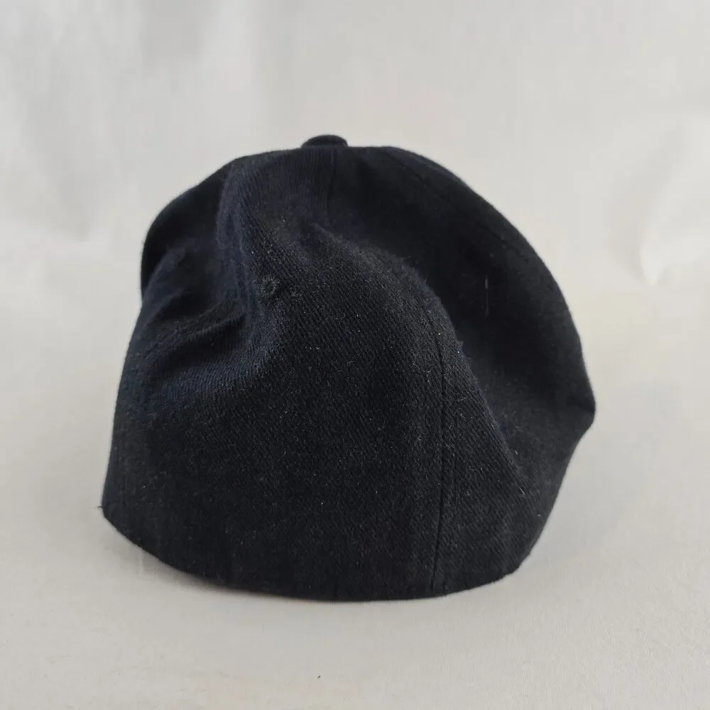 Dodge Ram Hat Mens 7 1/4 Black Flat Bill Fitted Cap Hatco Truck Logo Acyrlic